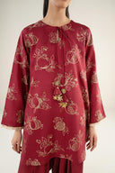 2 Pc Embellished Raw Silk Suit