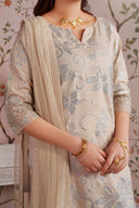 2 Pc Embellished Bamberg Raw Silk Suit