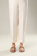 Dyed Raw Silk Trouser