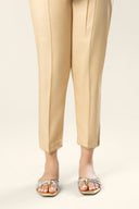 Dyed Raw Silk Trouser