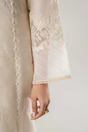 2 Pc Embroidered Khadi Silk Suit