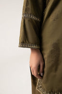 2 Pc Embroidered Jacquard Suit