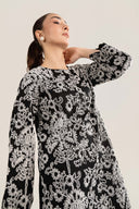 Embroidered Crosshatch Lawn Shirt