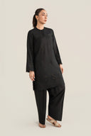 2 Pc Embroidered Arabic Lawn Suit
