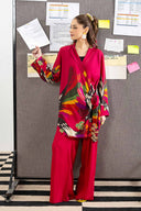 2 Pc Printed Arabic Lawn Suit