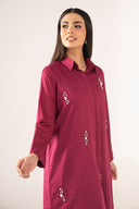 Embellished Dobby Shirt