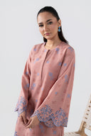 2 Pc Embroidered Dobby Viscose Suit
