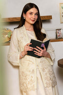 3 Pc Embroidered Karandi Suit