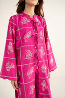 3 Pc Embroidered Karandi Suit