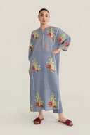 2 Pc Block Printed Paper Lawn Suit