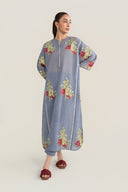 2 Pc Block Printed Paper Lawn Suit