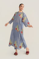 2 Pc Block Printed Paper Lawn Suit
