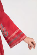 2 Pc Block Printed Paper Lawn Suit