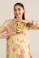 2 Pc Printed Karandi Suit