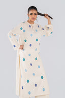 2 Pc Embroidered Crosshatch Lawn Suit
