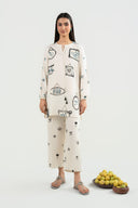 2 Pc Embellished Ripstop Suit