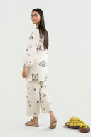 2 Pc Embellished Ripstop Suit