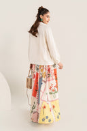 2 Pc Embroidered Arabic Lawn Suit