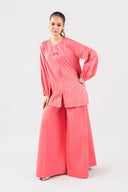 2 Pc Dyed Cotton Stripe Suit