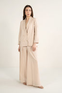 2 Pc Dyed Chambray Suit Set