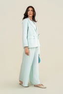 2 Pc Dyed Cotton Chambray Suit