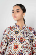 2 Pc Printed Khaddar Suit