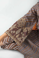 3 Pc Printed Khaddar Suit