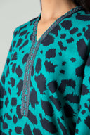 3 Pc Printed Khaddar Suit