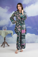 3 Pc Embroidered Khaddar Suit