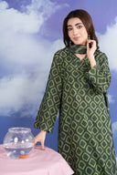 3 Pc Printed Khaddar Suit