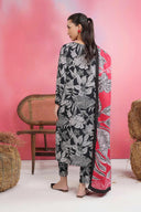 3 Pc Embroidered Khaddar Suit