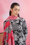 3 Pc Embroidered Khaddar Suit