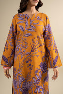 2 Pc Printed Slub Khaddar Suit
