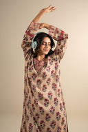 2 Pc Embroidered Linen Suit