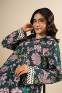 2 Pc Embroidered Slub Khaddar Suit