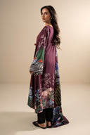 2 Pc Printed Linen Suit