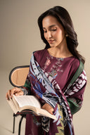 2 Pc Printed Linen Suit