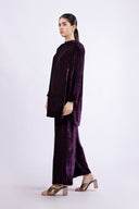 2 Pc Dyed Velvet Suit
