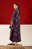 2 Pc Printed Linen Suit