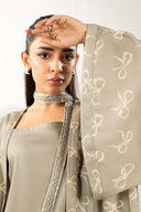 2 Pc Printed Twill Suit
