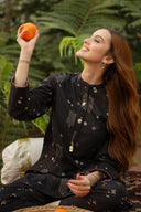 2 Pc Printed Karandi Suit