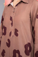 2 Pc Printed Khaddar Suit