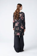 2 Pc Embroidered Silk Slub Suit