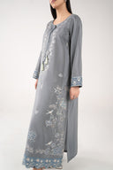 2 Pc Embroidered Cambric Suit