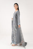 2 Pc Embroidered Cambric Suit
