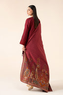 3 Pc Embroidered Dobby Cotton Suit