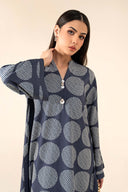 2 Pc Printed Twill Suit