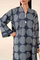 2 Pc Printed Twill Suit