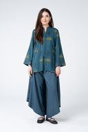 2 Pc Printed Twill Suit