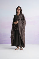 Embroidered Linen Viscose Shawl